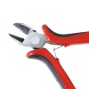 Picture of Stainless Steel Diagonal Cutting Pliers Jewelry Making Hand Tools Black & Red 11.5cm(4 4/8"),1 Piece