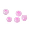 Image de Perles de Rocailles en Verre Fuchsia Diamètre: 2mm, Tailles de Trous: 0.5mm, 150 Grammes