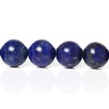 Image de (Classement B) Perle en Lapis-Lazuli Naturel(Teinture)Rond Bleu Foncé 8mm Dia, Taille de Trou: 1mm, 40cm long, 1 Enfilade