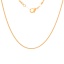Bild von Kupfer Schlangenkette Halskette Vergoldet 46cm lang, Kettengröße: 1.2mm, 10 Stück