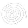 Изображение Ожерелья из Цепочек Посеребренный, Другие Цепи 77см длина, 25 ШТ