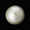 Изображение Акриловые Кабошоны и Наклейки Полукруглые, Молочный 18.0мм диаметр, 100 ШТ