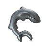 Picture of Hematine (Manmade) Pendants Fish Animal Gunmetal 4.7cm x4.4cm(1 7/8" x1 6/8"), 5 PCs