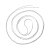 Picture of Brass Link Crimpable Chain Findings Silver Tone 0.7x0.6mm, 20 M