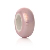 Immagine di Ceramica Perline Tondo Piatto Circa Rosa Chiaro Circa 13mm x 6mm, Foro: Circa 6.2mm-6.4mm, 10 Pz