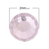 ラインストーン ラインストーン 円形 薄ピンク ファセット・カット 直径： 2mm、 5000 個 の画像