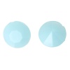 Picture of Acrylic ss38 Pointed Back Rhinestones Round Aqua Blue Faceted 8mm(3/8")Dia, 500 PCs