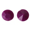 アクリル ラインストーン 円形 ファセット・カット 深紫色 直径： 6mm、 500 個 の画像