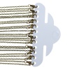 Image de Colliers de Chaînes en Alliage de fer Bronze Antique avec perles forme croix 62.0cm long, Taille de chaînon: 3x2mm, 12 Pcs