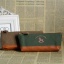 綿+人工皮革 筆箱 長方形 ランダムな色 Wooden Horseパターン 19cmx 8.5cm、 2 個 の画像
