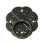 Immagine di Lega di Ferro Armadietto Cassetto Maniglie Fiore Tono del Bronzo 3.1cm x 2.9cm, 50 Pz