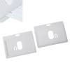 Imagen de PVC Horizontal ID Tarjeta de Identificación Cloruro Gris 10.2cm x 7.4cm 1 Paquete ( Aprox 10 PCs/ Paquete)