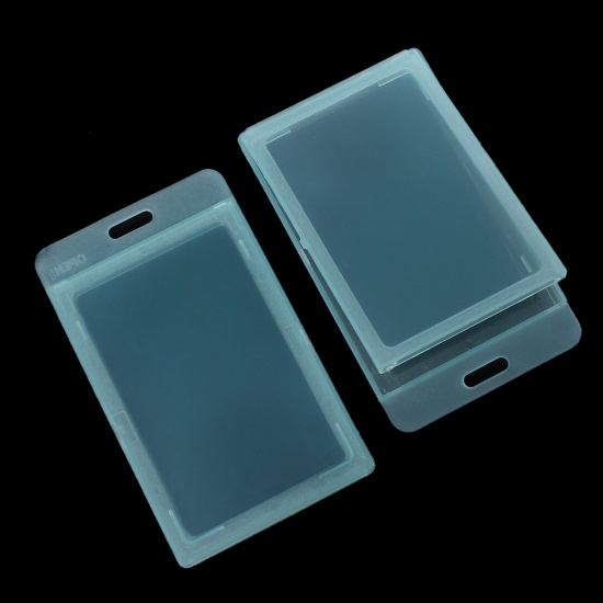 Изображение PVC Пластик Держатели ID Карты Синий 11cm x 6.6cm, 1 Коробка (Примерно 5 ШТ/Уп)