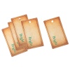 Picture of Paper Label Tags Rectangle Smoke Yellow Message "Bright" Pattern 4.5cm x2.5cm(1 6/8" x1"), 100 PCs