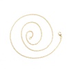 Изображение Ожерелья из Цепочек Овальные Позолоченный, Позолоченные цепочки 61.0см длина, 1 Набор