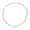 Picture of Lobster Clasp 3:1 Chains Bracelets Silver Plated 20.0cm(7 7/8") long, 1 Plate(Approx 12PCs/Plate)