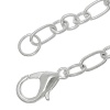 Picture of Lobster Clasp 3:1 Chains Bracelets Silver Plated 20.0cm(7 7/8") long, 1 Plate(Approx 12PCs/Plate)