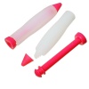 Picture of Silicone Cream Decorating Pen Baking Tools White & Red 13cm, 1 Piece