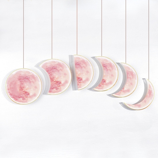 Immagine di Silicone Resin Jewelry Craft Filling Material Pink Moon 1 Packet