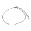 Immagine di 5 Seri 304 Acciaio Inossidabile Braccialetti Semilavorati per la Creazione di Gioielli Artigianali Fai-da-te Tono Argento 18cm Lunghezza