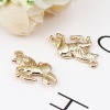 Picture of Zinc Based Alloy Charms Horse Animal 16K Real Gold Plated 20mm x 16mm, 5 PCs