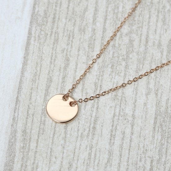 Picture of Fashion Jewelry Necklace Gold Plated Round 45.6cm(18") long, 1 Piece