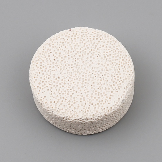 Immagine di Lava Rock Felt Oil Diffuser Pads Round Creamy-White 4.3cm Dia., 1 Piece
