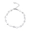 Immagine di 304 Stainless Steel Anklet Silver Tone Round Heart 1 Piece