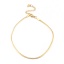 Picture of 1 Piece Vacuum Plating 304 Stainless Steel Anklet Gold Plated Heart