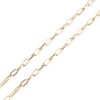 Picture of Brass Link Cable Chain Findings Oval Real Gold Plated 10x5mm, 1 M