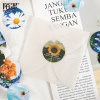 Picture of Paper DIY Scrapbook Deco Stickers Flower Multicolor 1 Box (Approx 46 PCs/Box)