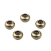 Picture of Brass Beads Round Antique Bronze About 6.5mm Dia, Hole: Approx 1.2mm, 5 PCs                                                                                                                                                                                   