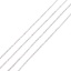 Picture of Stainless Steel Link Cable Chain Silver Tone 1.6x1.2mm, 2 M