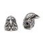Image de Perles en Acier Inoxydable Argent Vieilli