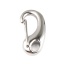 Immagine di Acciaio Inossidabile Fibbia Aragosta Tono Argento 21mm x 11mm, 3 Pz