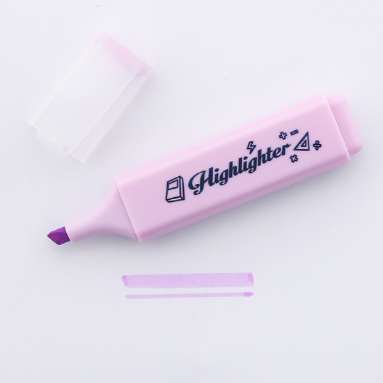 Picture of Purple - Highlighter Student Marker Pen Stationery, 1 Piece