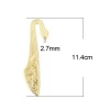 Immagine di Lega di Zinco Segnalibro Oro Placcato Fiore di Phoenix 11.4cm x 4cm, 3 Pz