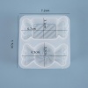 Bild von Silikon Gießform Süßigkeit Weiß 7.7cm x 7.2cm, 1 Stück