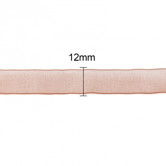Изображение Пасха Ленты и Банты Коричневый 12мм, 2 Рулона (Около 50 Ярд/Рулон)