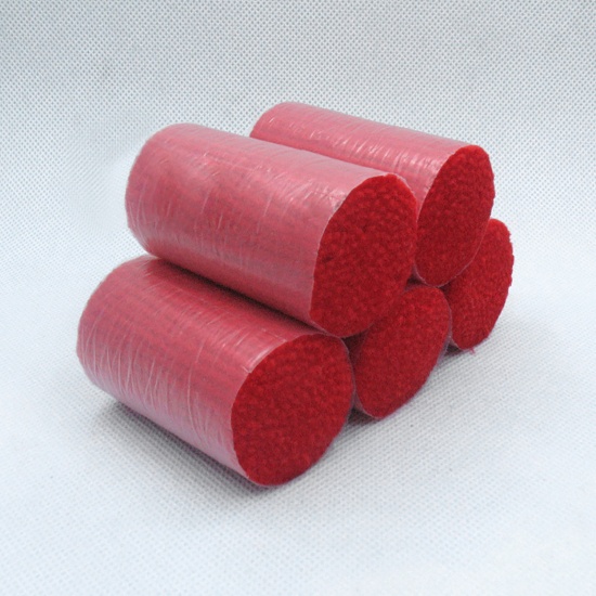 Picture of Acrylic Latch Hook Thread Cord Red 60mm, 1 Roll
