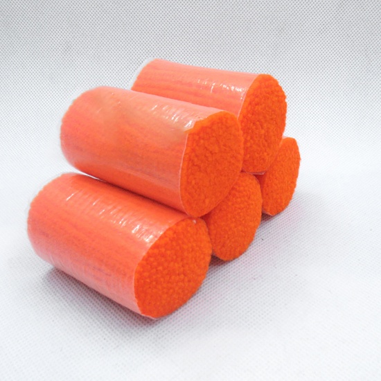 Picture of Acrylic Latch Hook Thread Cord Orange-red 60mm, 1 Roll