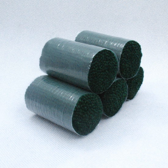 Image de Cordon/Fil en Fibre de Polyacrylonitrile Vert Foncé Crochet de Verrouillage 60mm, 1 Rouleau