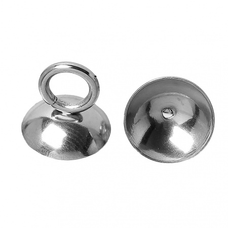 Acciaio Inossidabile Manico Perline Tondo Tono Argento Foro perlina adatto Circa 16mm, 8mm x 8mm, 30 Pz Acciaio Inossidabile Manico Perline Tondo Tono Argento Foro perlina adatto Circa 16mm, 8mm x 8mm, 30 Pz
