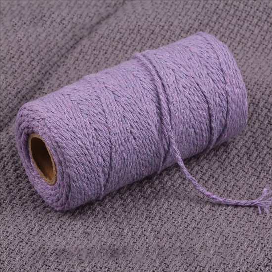 Picture of Cotton Thread Cord Mauve 2mm, 1 Roll (Approx 100 M/Roll)