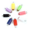 Picture of Resin College Jewelry Charms Pencil At Random Color 19mm x 7mm, 1 Packet ( 10 PCs/Packet)