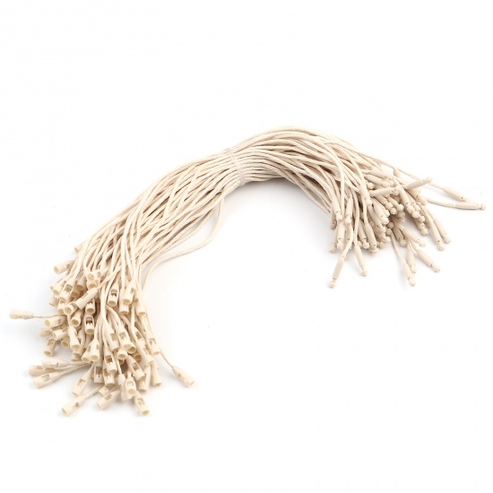 Picture of Wax Cord Label Cord Rope Beige 20.5cm , 200 PCs