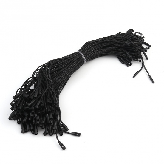 Picture of Wax Cord Label Cord Rope Black 20.5cm , 200 PCs
