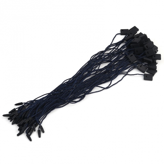 Picture of Polyester Label Cord Rope Navy Blue 18.2cm , 200 PCs