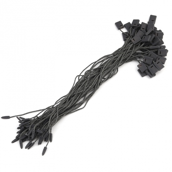Picture of Polyester Label Cord Rope Dark Gray 18.2cm , 200 PCs