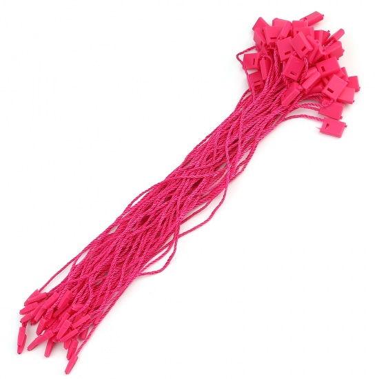 Picture of Polyester Label Cord Rope Fuchsia 18.2cm , 200 PCs